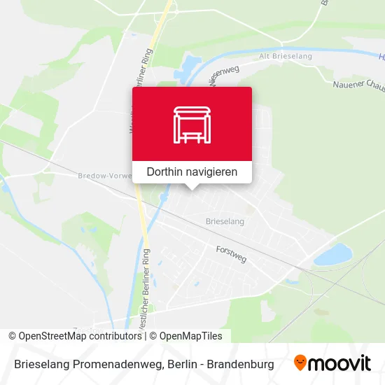 Brieselang Promenadenweg Karte