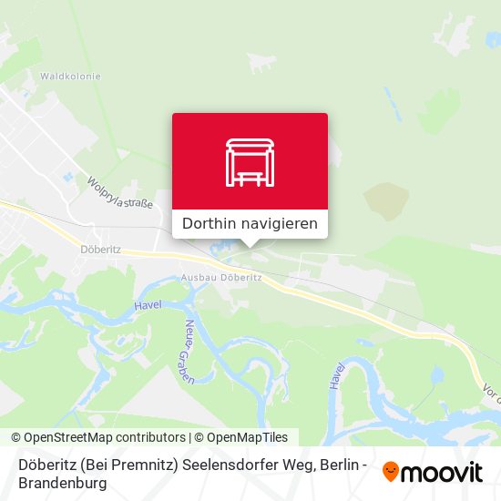 Döberitz (Bei Premnitz) Seelensdorfer Weg Karte