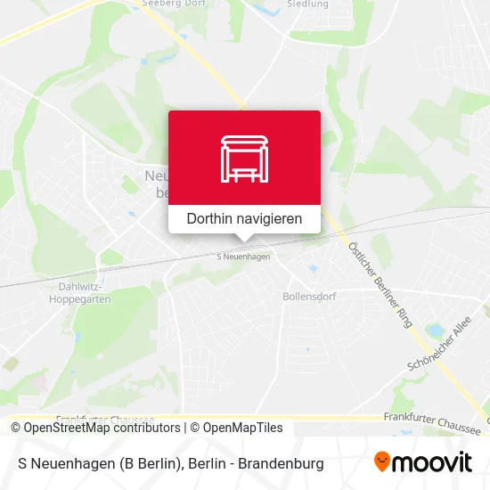 S Neuenhagen (B Berlin) Karte