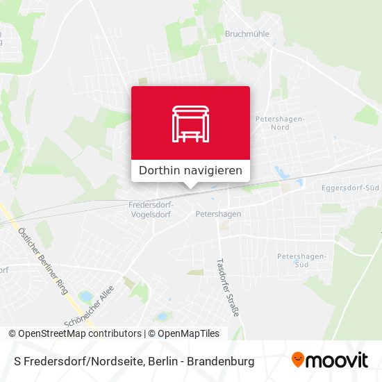 S Fredersdorf/Nordseite Karte