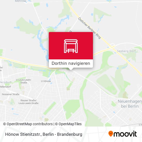 Hönow Stienitzstr. Karte