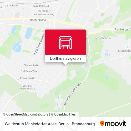 Waldesruh Mahlsdorfer Allee Karte