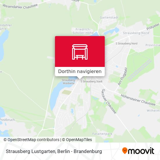Strausberg Lustgarten Karte
