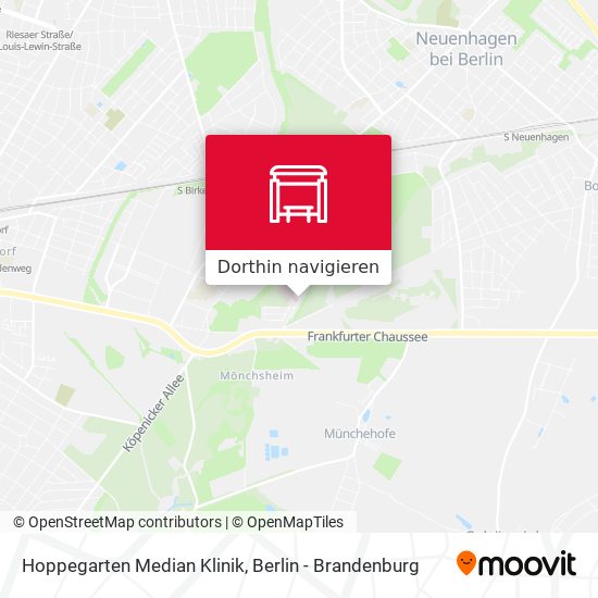 Hoppegarten Median Klinik Karte