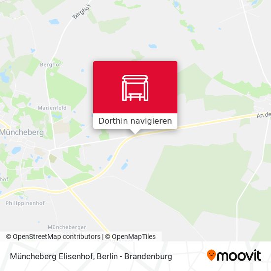 Müncheberg Elisenhof Karte