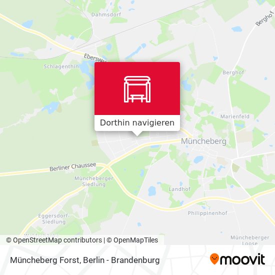 Müncheberg Forst Karte