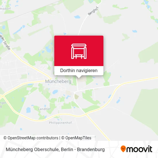 Müncheberg Oberschule Karte