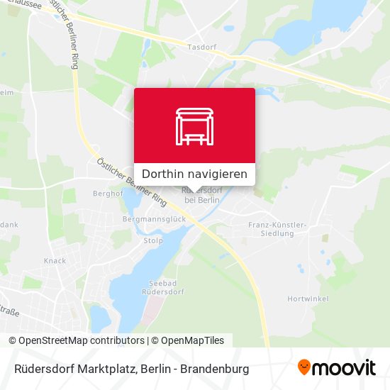 Rüdersdorf Marktplatz Karte