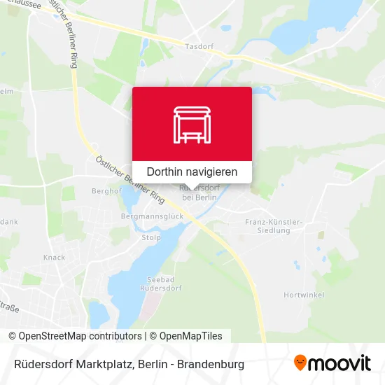 Rüdersdorf Marktplatz Karte