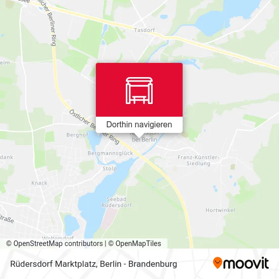 Rüdersdorf Marktplatz Karte