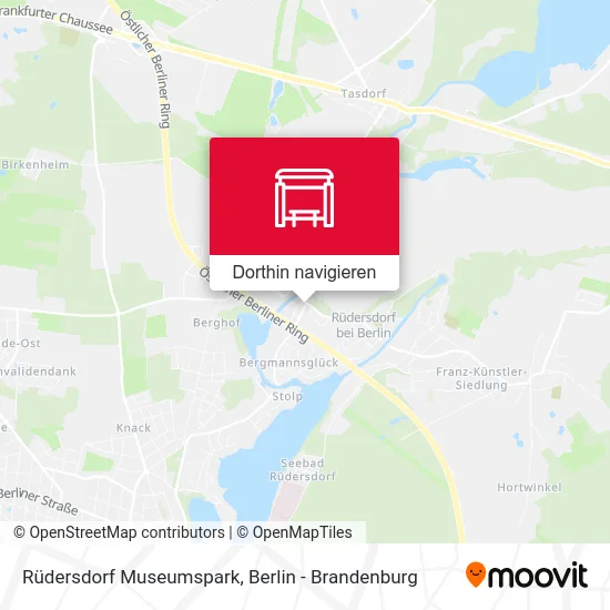 Rüdersdorf Museumspark Karte