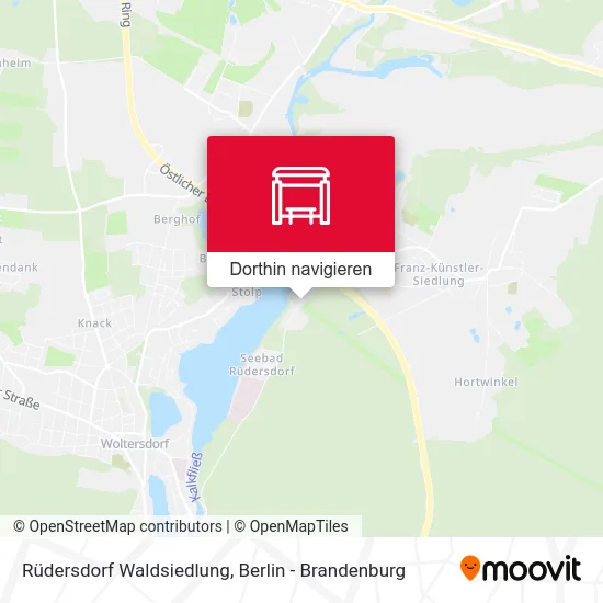 Rüdersdorf Waldsiedlung Karte