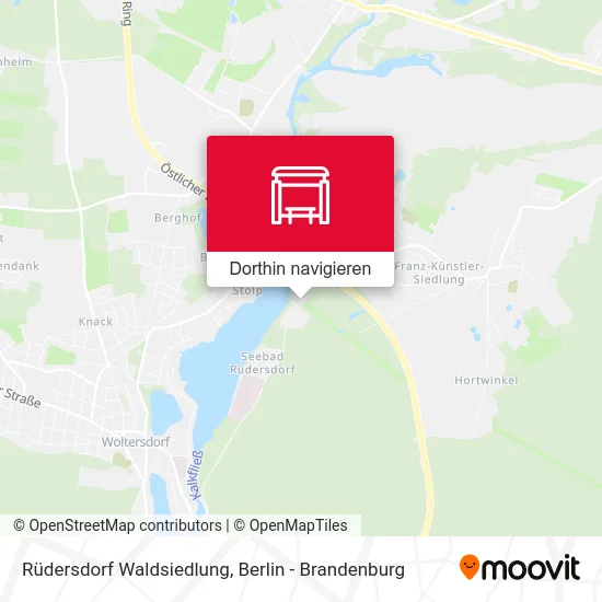 Rüdersdorf Waldsiedlung Karte