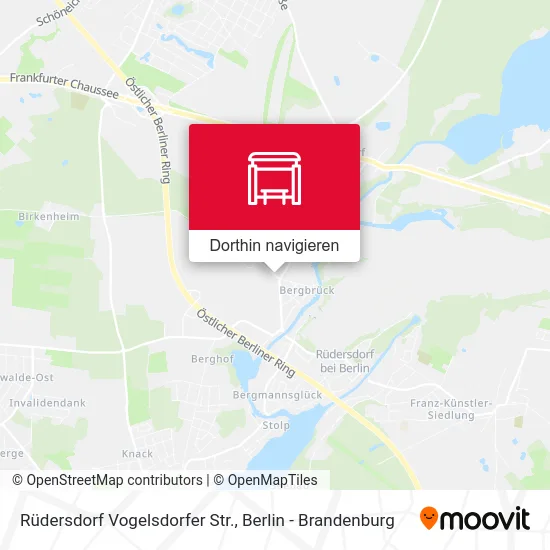 Rüdersdorf Vogelsdorfer Str. Karte