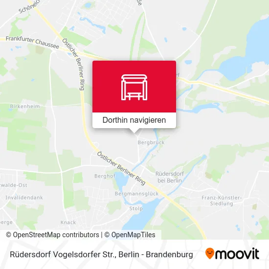 Rüdersdorf Vogelsdorfer Str. Karte