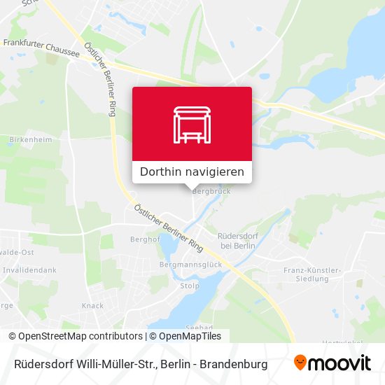 Rüdersdorf Willi-Müller-Str. Karte