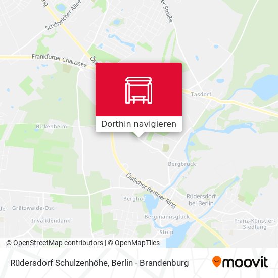 Rüdersdorf Schulzenhöhe Karte