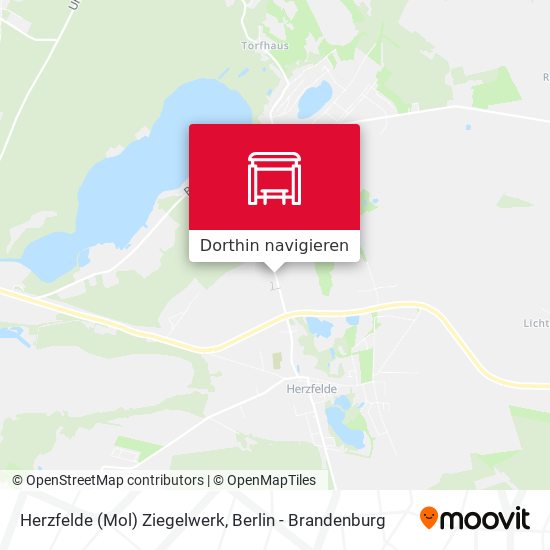 Herzfelde (Mol) Ziegelwerk Karte