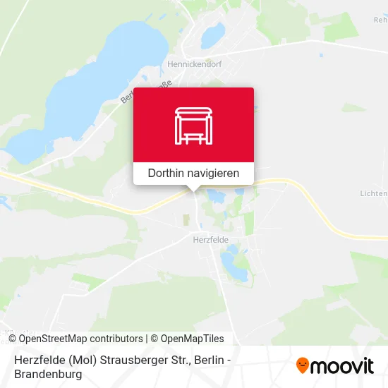 Herzfelde (Mol) Strausberger Str. Karte