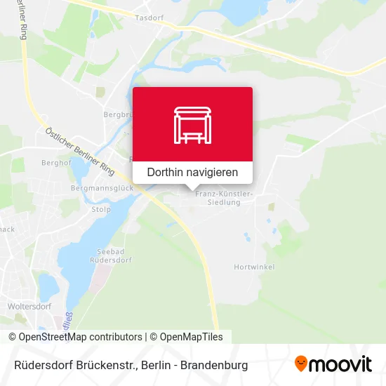 Rüdersdorf Brückenstr. Karte