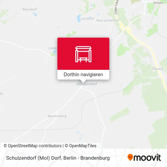 Schulzendorf (Mol) Dorf Karte