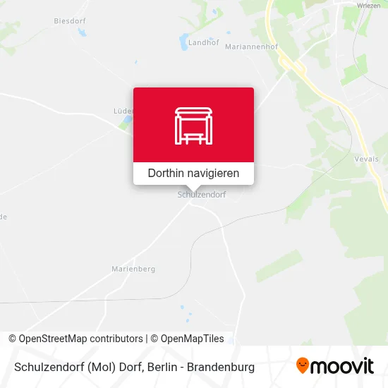 Schulzendorf (Mol) Dorf Karte