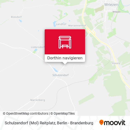Schulzendorf (Mol) Reitplatz Karte
