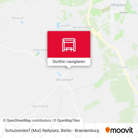 Schulzendorf (Mol) Reitplatz Karte