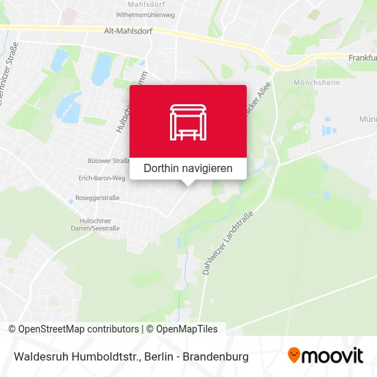 Waldesruh Humboldtstr. Karte