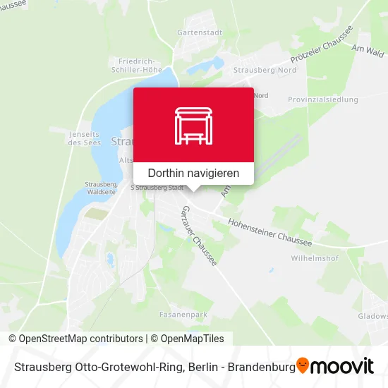 Strausberg Otto-Grotewohl-Ring Karte