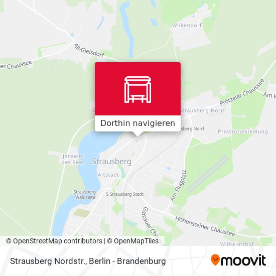 Strausberg Nordstr. Karte