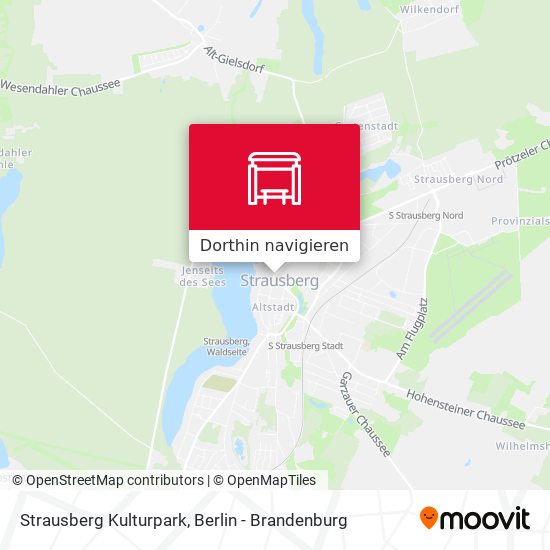 Strausberg Kulturpark Karte