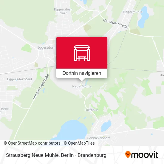 Strausberg Neue Mühle Karte