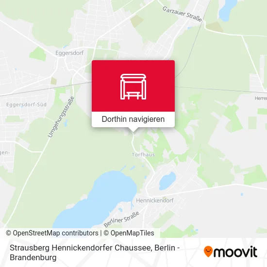 Strausberg Hennickendorfer Chaussee Karte
