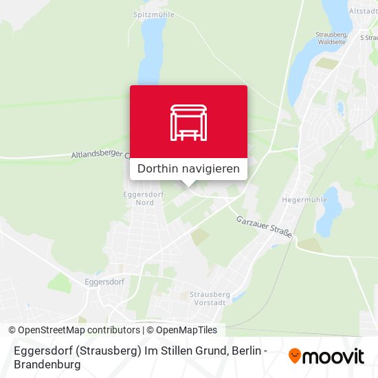 Eggersdorf (Strausberg) Im Stillen Grund Karte