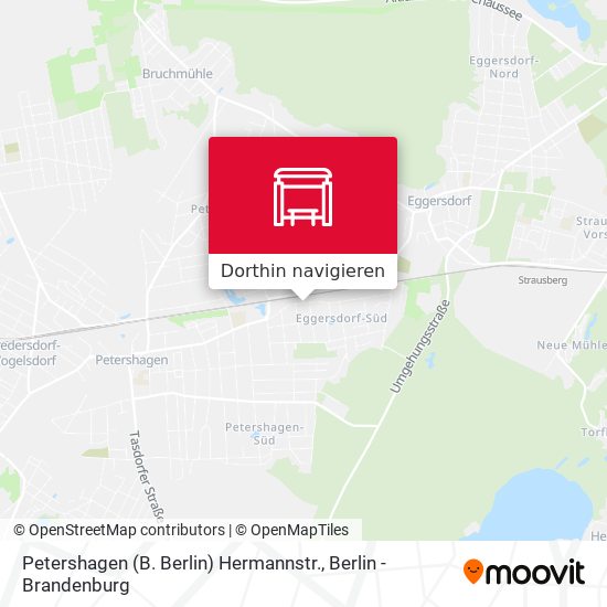 Petershagen (B. Berlin) Hermannstr. Karte