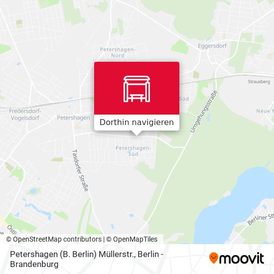 Petershagen (B. Berlin) Müllerstr. Karte