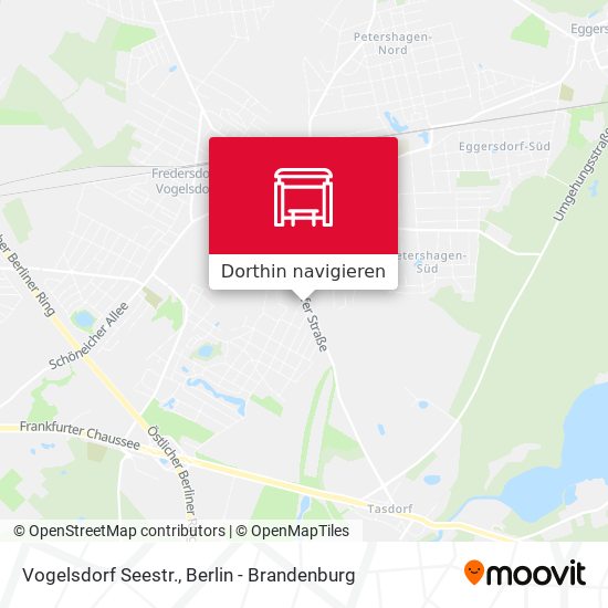 Vogelsdorf Seestr. Karte