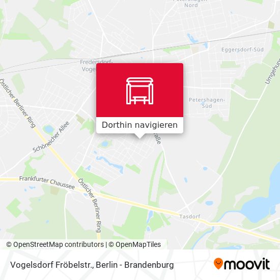 Vogelsdorf Fröbelstr. Karte
