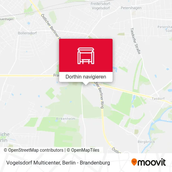 Vogelsdorf Multicenter Karte