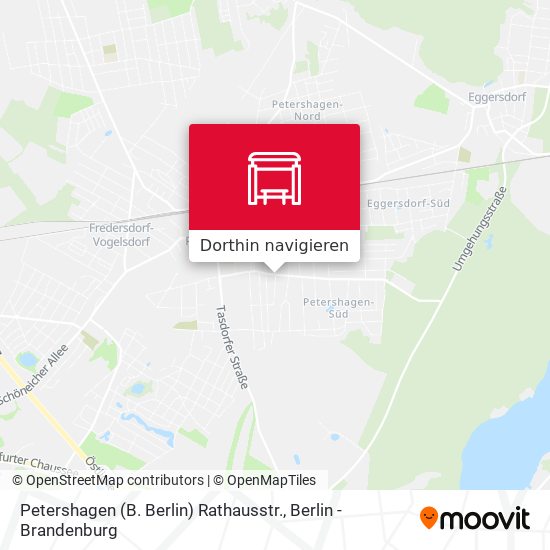 Petershagen (B. Berlin) Rathausstr. Karte