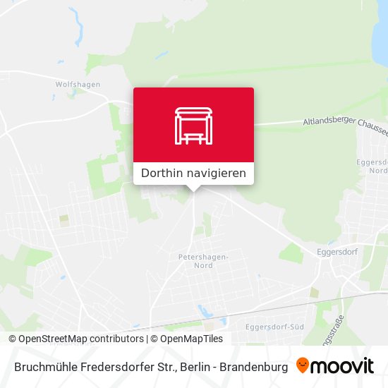 Bruchmühle Fredersdorfer Str. Karte