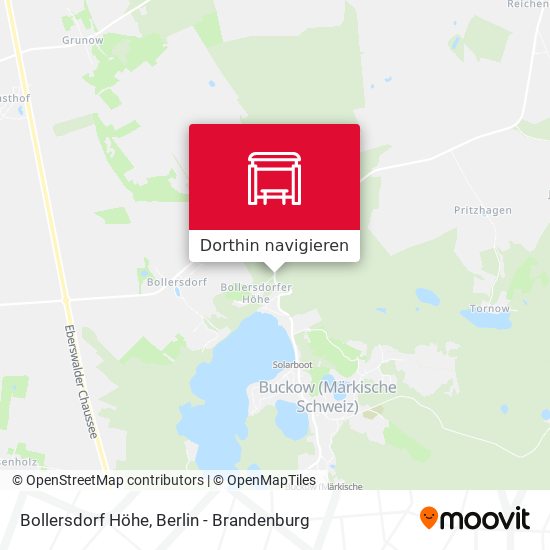 Bollersdorf Höhe Karte