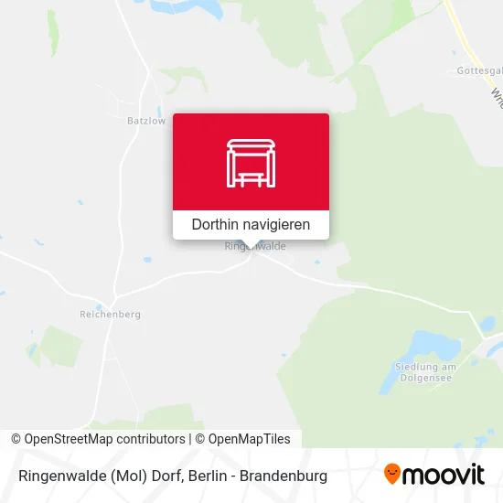 Ringenwalde (Mol) Dorf Karte