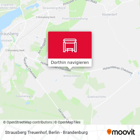 Strausberg Treuenhof Karte