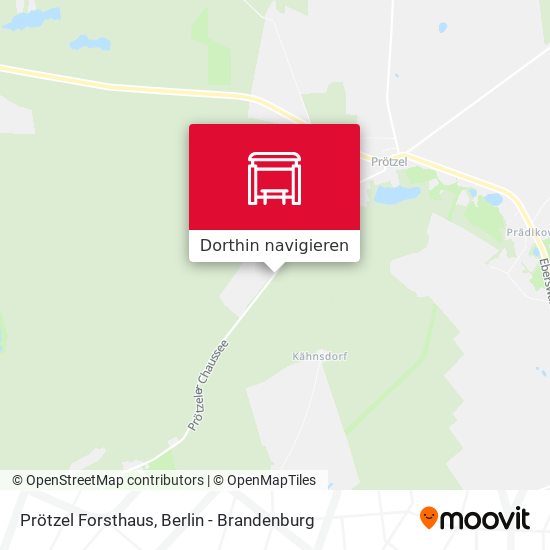 Prötzel Forsthaus Karte
