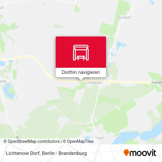 Lichtenow Dorf Karte