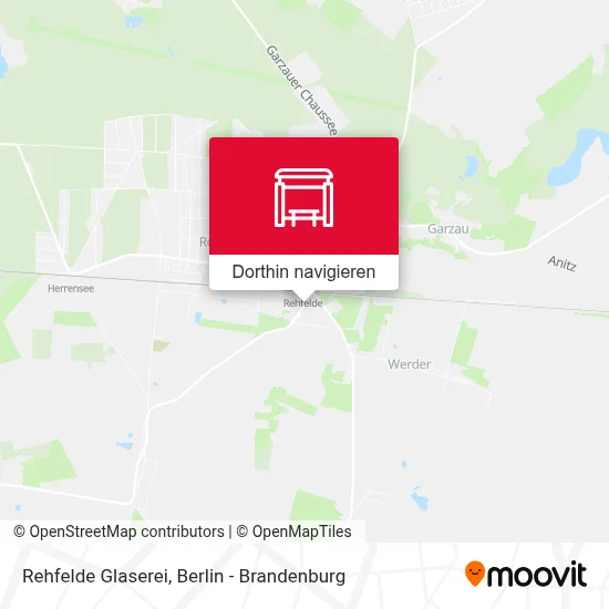 Rehfelde Glaserei Karte