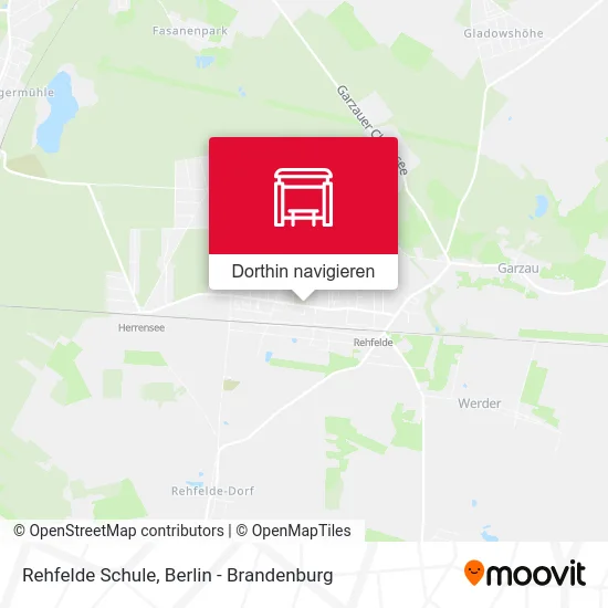 Rehfelde Schule Karte
