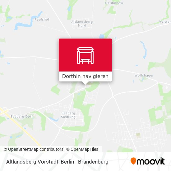 Altlandsberg Vorstadt Karte